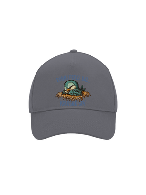 Ranní ptáče spí kšiltovka baseballka Graphite grey