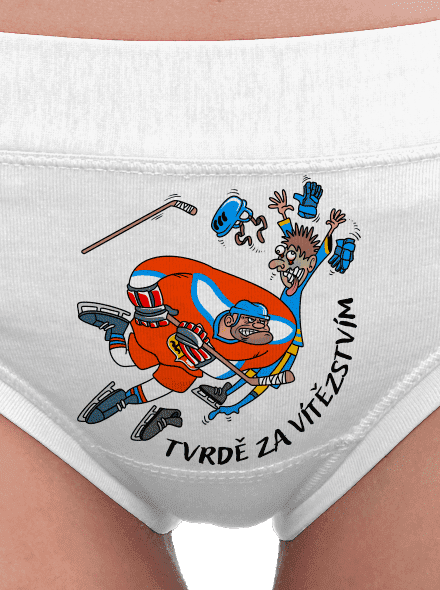 Tvrdě za vítězstvím dámské kalhotky White