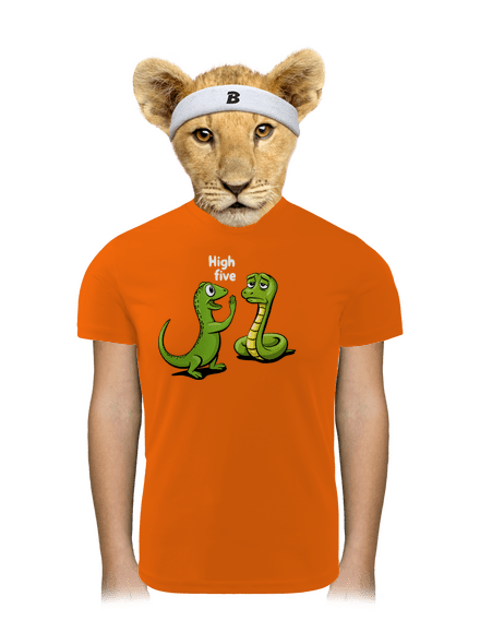 High Five dětské sportovní tričko Neon Orange