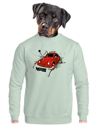 unisex mikina bez kapuce