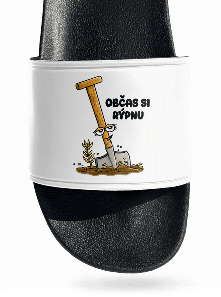 Občas si rýpnu pantofle White