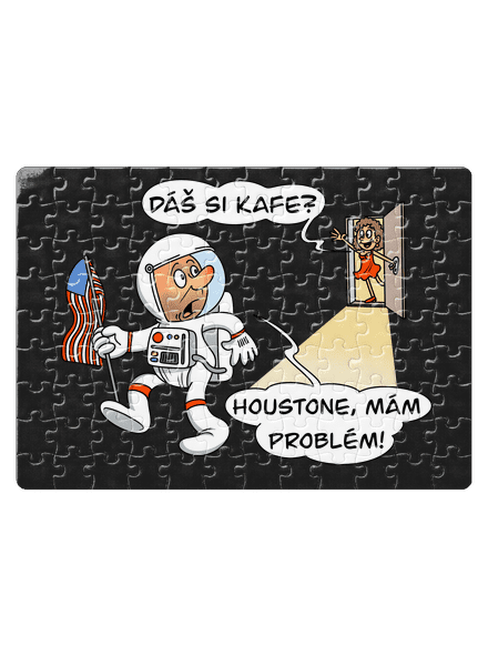 Houstone, mám problém! puzzle White