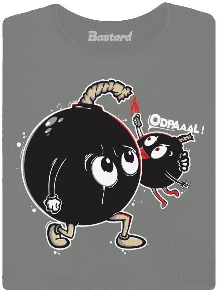 Bomby dámské tričko Dark Gray Melange