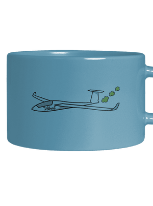 Větroň hrnek makronka Blue Macaron