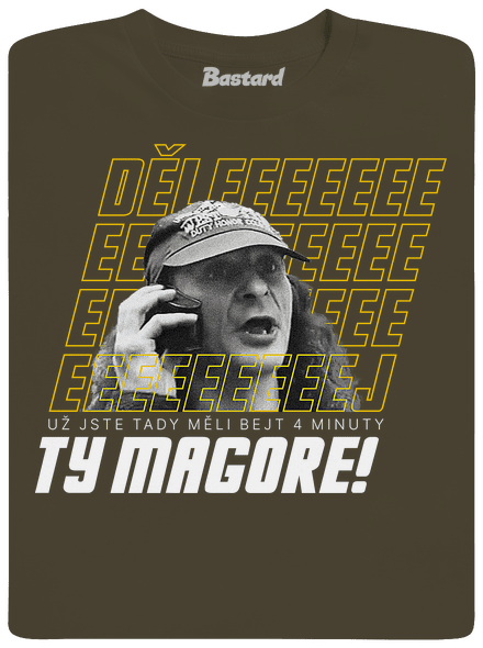 B18: Jiří Kára pánské tričko Urban Khaki