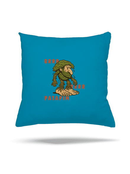 Brrr Brrr Patapim – Italian Brainrot polštář Blue Turquoise