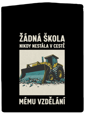 Žádná škola dámská mikina na zip Black