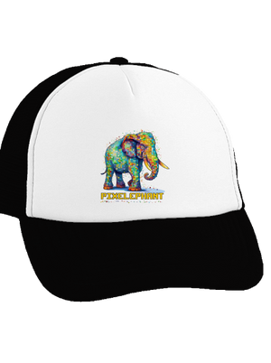 Pixelephant kšiltovka truckerka Black cap