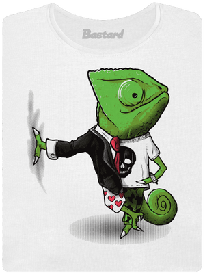 Mistr převleků dámské tričko s lemem White