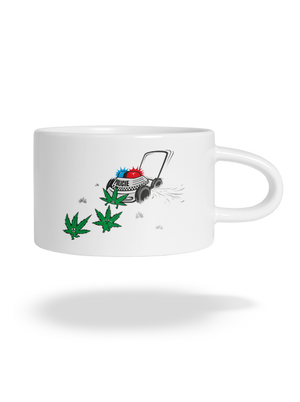 Ganja krize hrnek makronka White