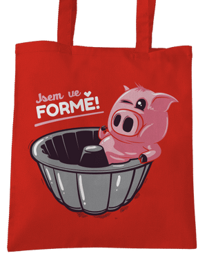 Ve formě taška Bright Red