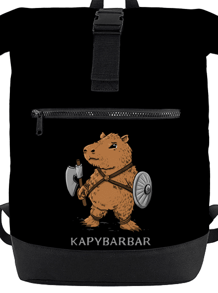 Kapybarbar batoh Black