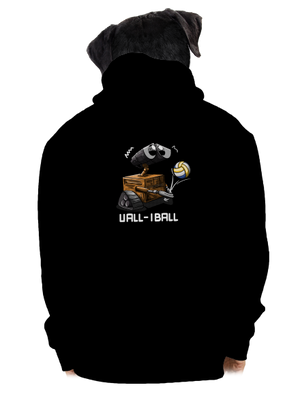 Vall-iball pánská mikina na zip Black