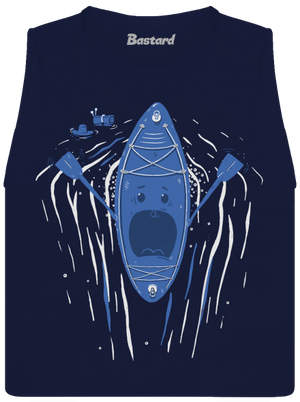 Ahhhh! dámské tílko volné Navy