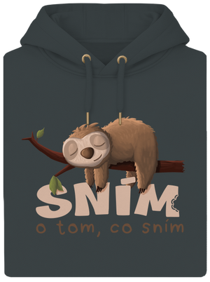 Sním o tom, co sním unisex mikina premium Charcoal