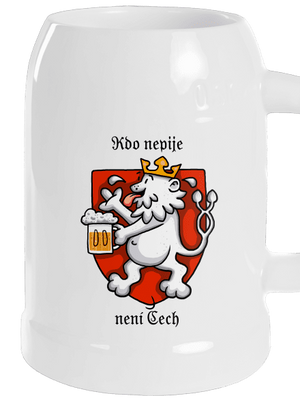 Kdo nepije, není Čech půllitr White