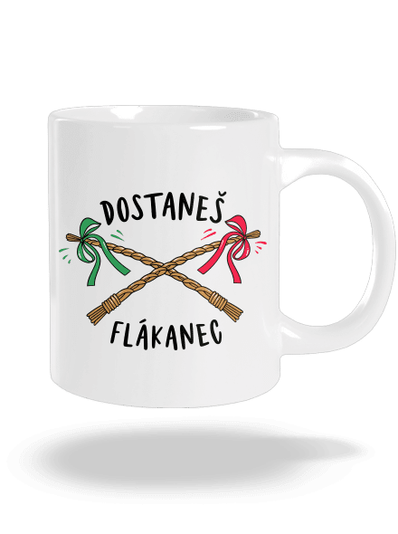 Flákanec velký hrnek White