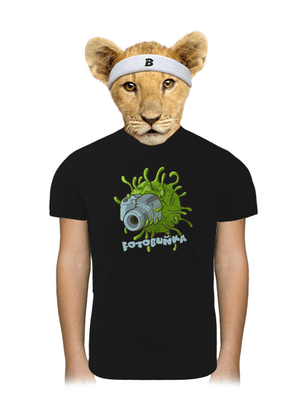 Fotobuňka dětské sportovní tričko Black