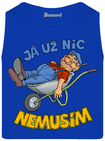 Nemusím pánské tílko Royal Blue