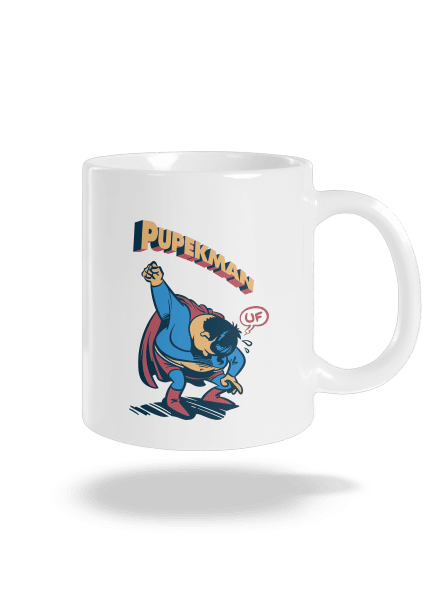 Pupekman klasický hrnek White