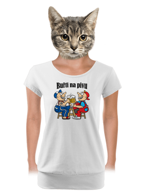 dámské tričko s lemem