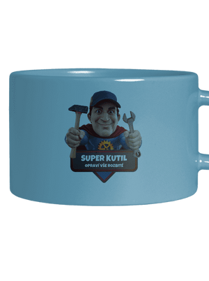 Super táta hrnek makronka Blue Macaron