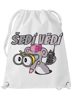 Šedí vědí - myš vak White