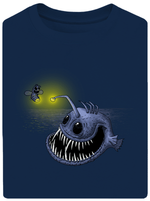 Světlo mého srdce unisex tričko oversized Midnight Blue