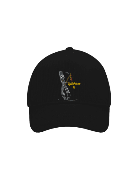 Vyšlehám Tě! kšiltovka baseballka Black