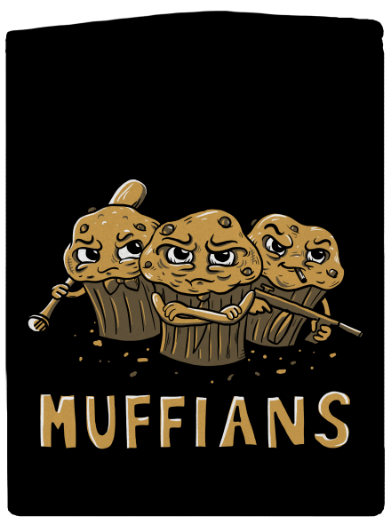 Muffians dámská mikina na zip Black