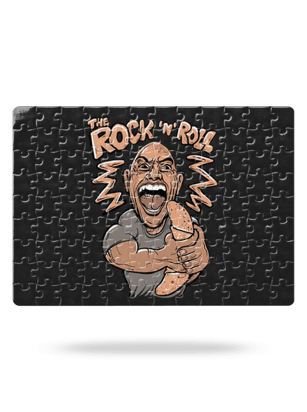 Rock and roll puzzle White