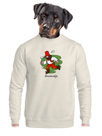 unisex mikina bez kapuce