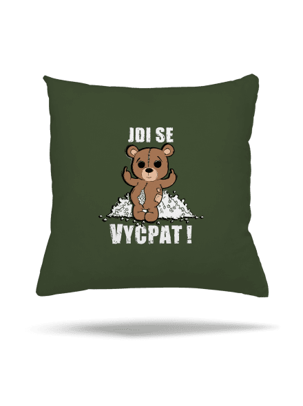 Jdi se vycpat polštář Olive Green