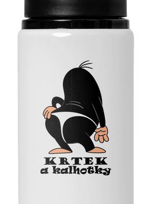 Krtek a kalhotky lahev na vodu White