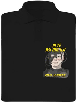 Zamilovaný Borg pánská polokošile Black