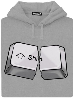 Shift pánská mikina klokanka Light Melange