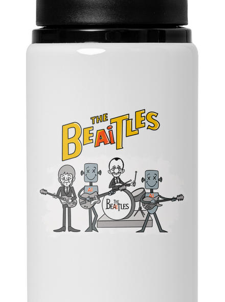 AI Beatles lahev na vodu White