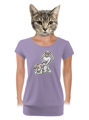 dámské tričko s lemem