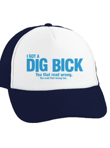 Dig bick kšiltovka truckerka French Navy cap
