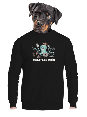 unisex mikina bez kapuce