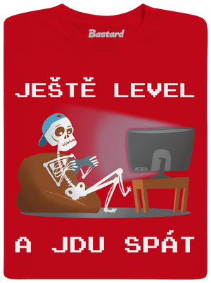 Ještě level pánské tričko Red
