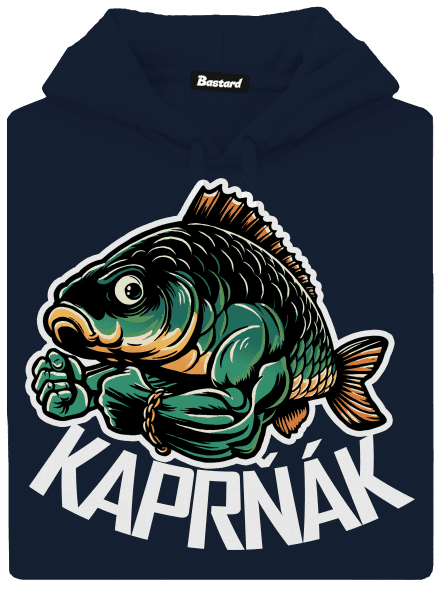 Kaprňák pánská mikina klokanka Navy