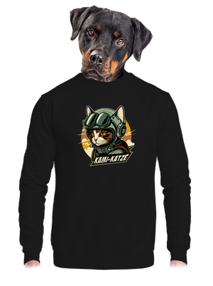 unisex mikina bez kapuce