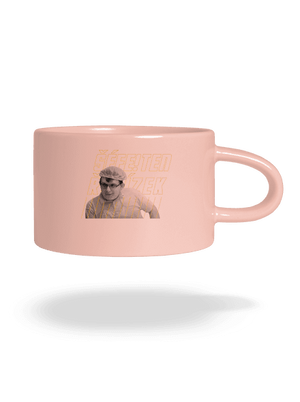 B18: Kluk s řetízkem hrnek makronka Pink Macaron