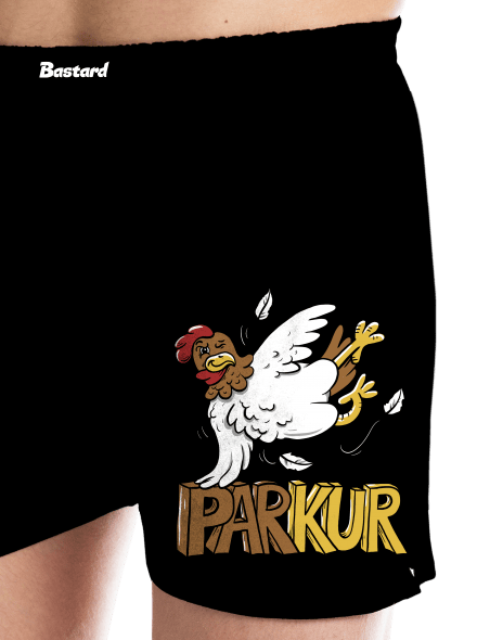 Parkur pánské trenky Black