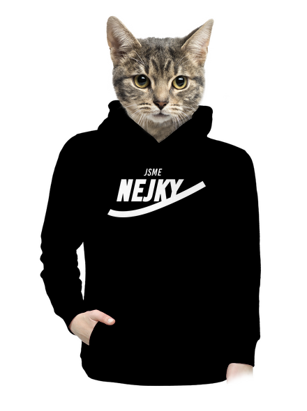 Nejky dámská mikina klokanka Black
