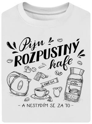 B12: Piju rozpustný unisex tričko oversized White