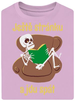 Ještě stránku unisex tričko oversized Orchid