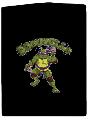 Donutello pánská mikina na zip Black