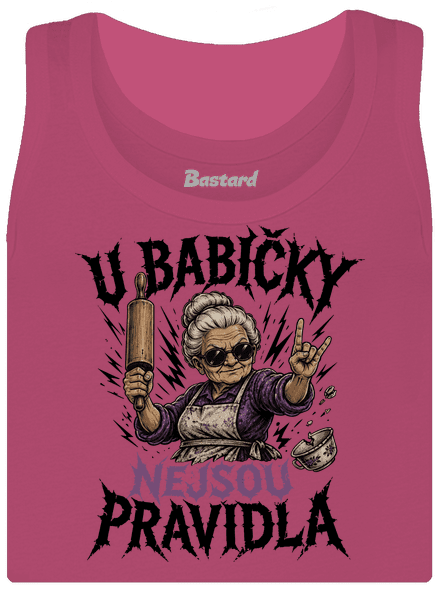 U babičky dámské tílko klasické Magenta